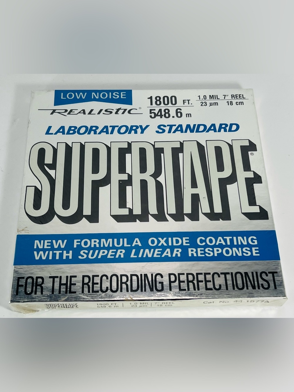 Realistic SuperTape Reel to Reel Tape 1800 ft. 7" Reel in Box NOS  / Sealed